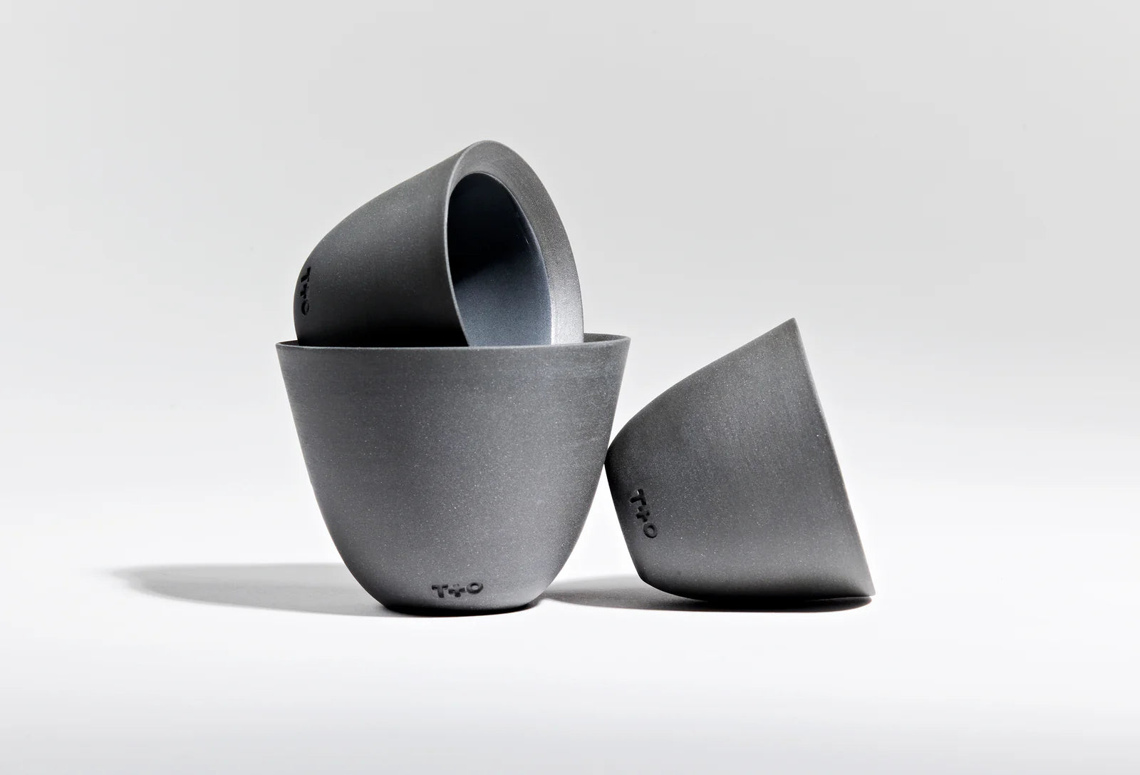 T+O Porcelain Coffee Cup - Handmade In Montreal