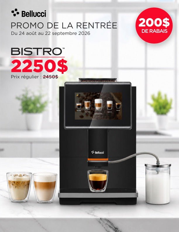 Bellucci - Bistro Automatic Espresso Machine - Café Liégeois Canada Inc.