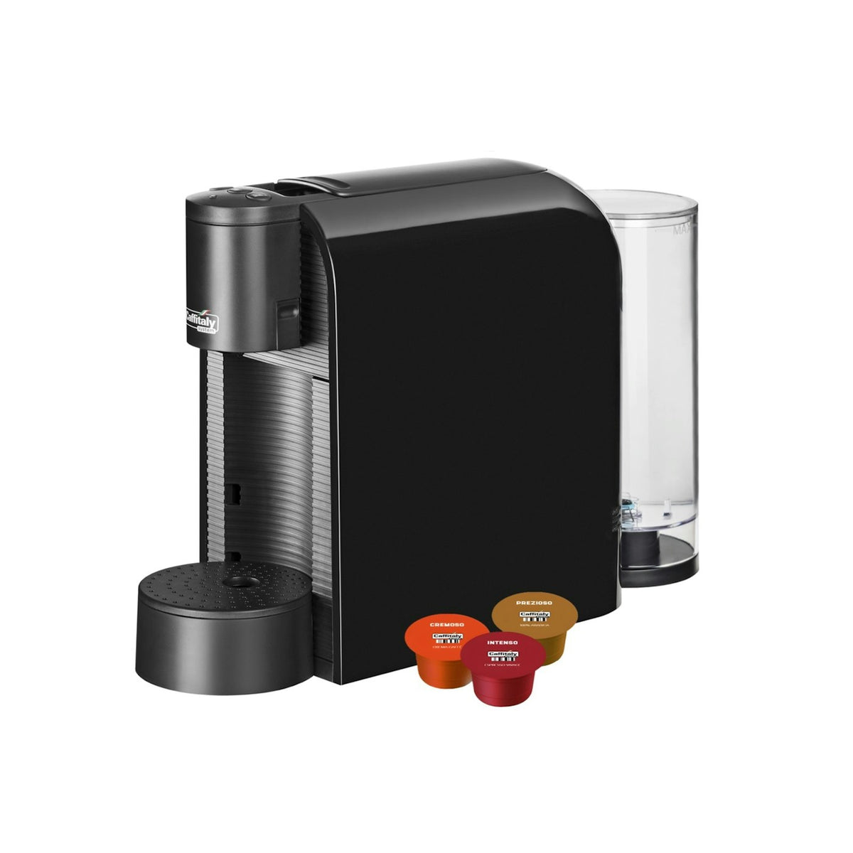 Caffitaly S36 black capsule coffee machine official photo