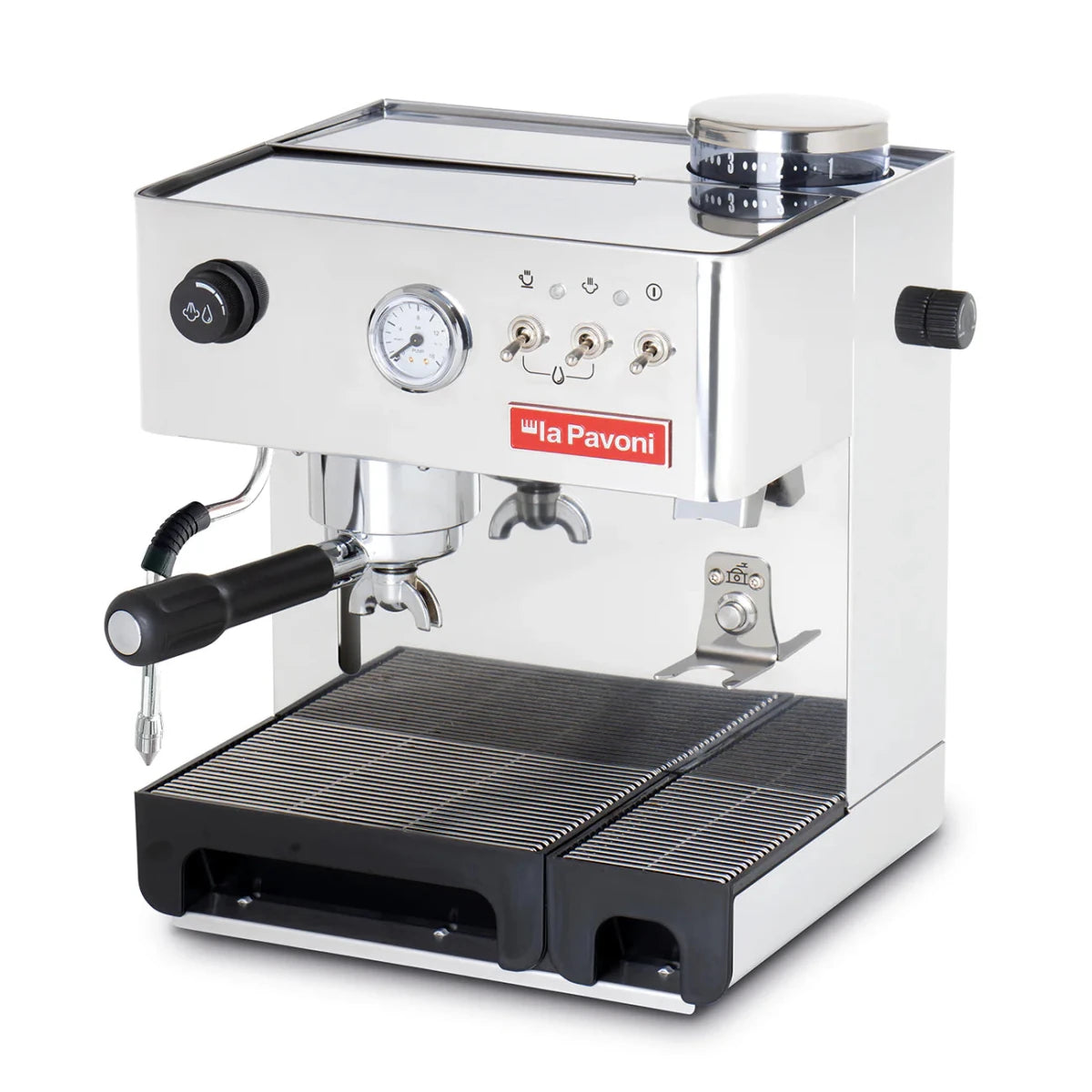 La Pavoni - Domus Bar Combi Espresso Machine Stainless Steel - Café Liégeois Canada Inc.