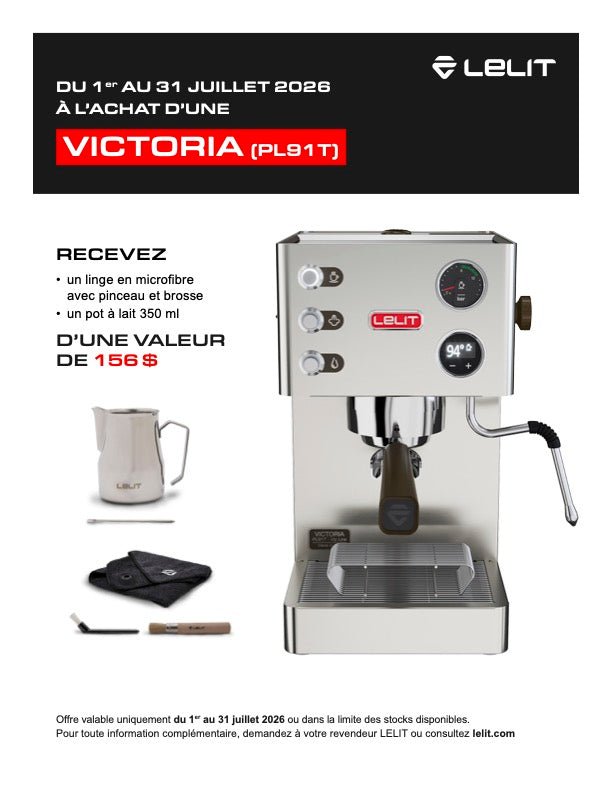 Lelit - Victoria (LEPL91T) - Café Liégeois Canada Inc.