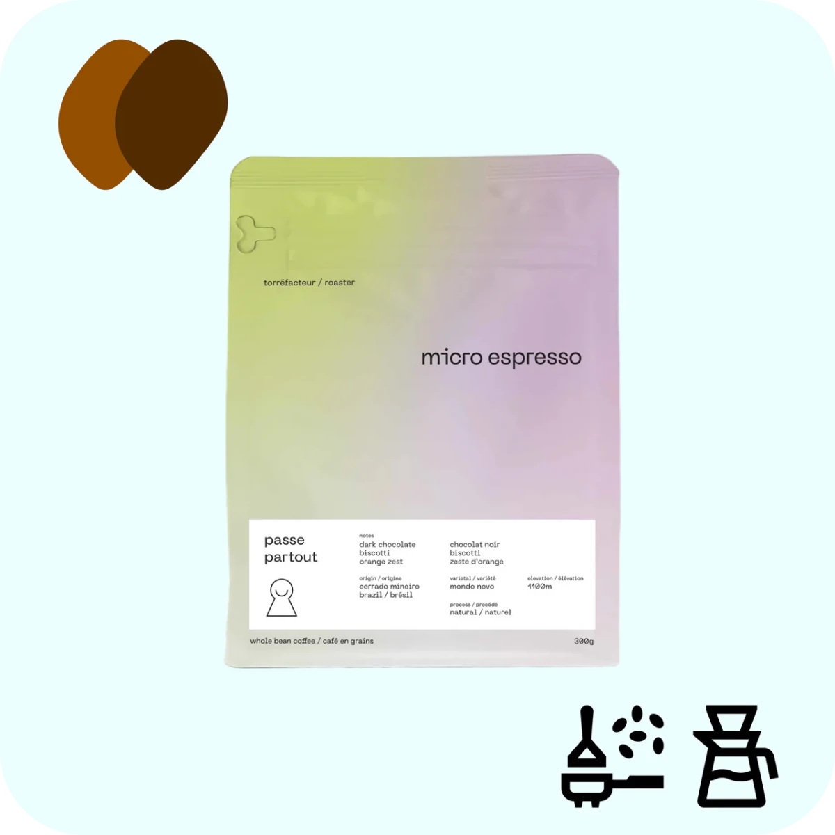 Micro Espresso - Passe Partout - Café Liégeois Canada Inc.