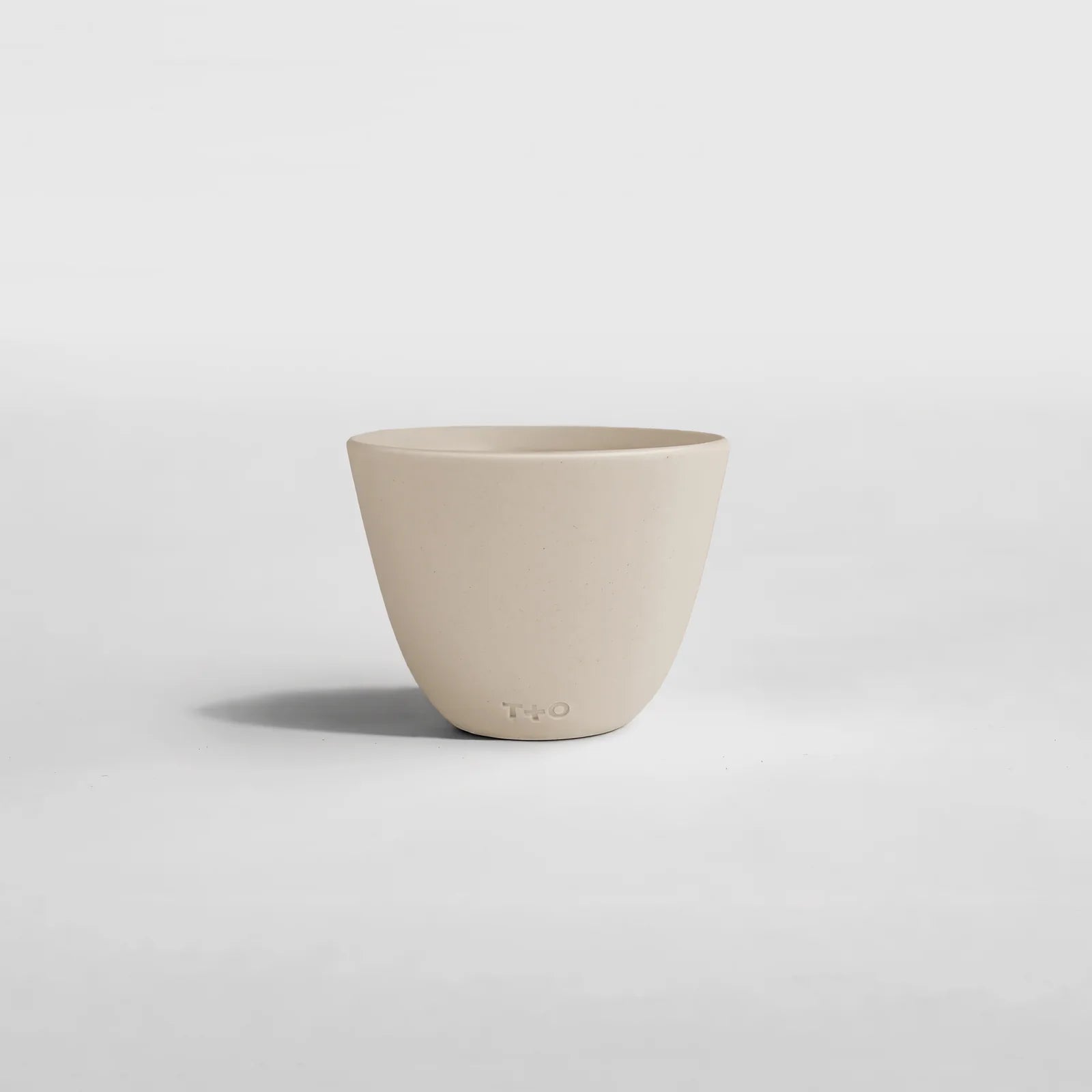 T+O Porcelain Coffee Cup - Handmade In Montreal