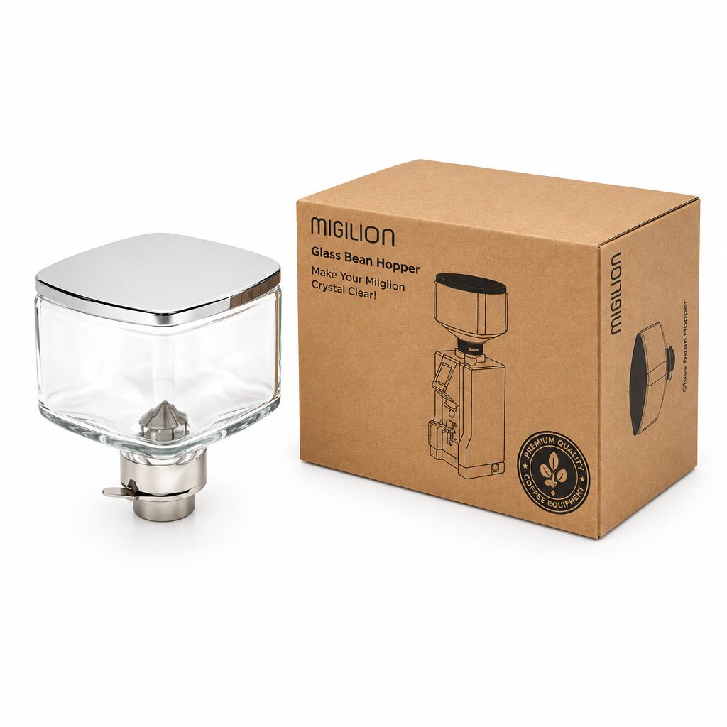 Eureka Mignon Glass Bean Hopper – 550 g - Café Liégeois Canada Inc.