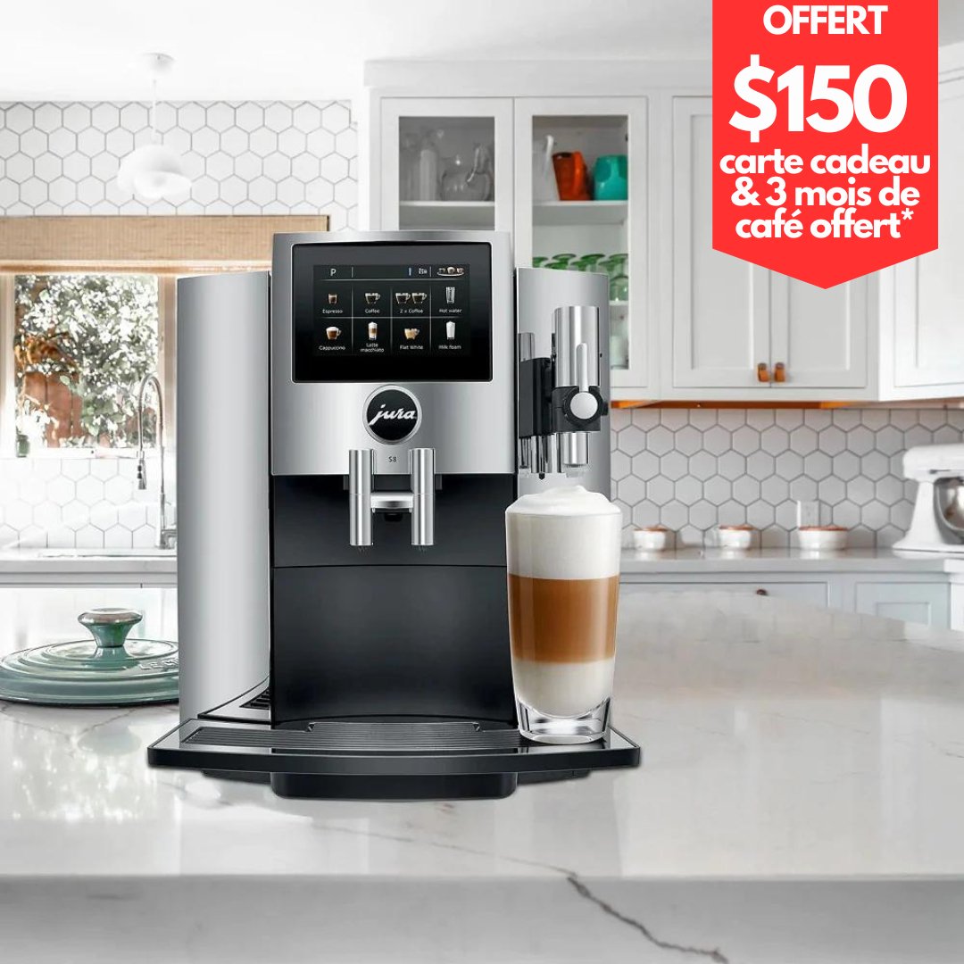 Gift card offered with the purchase of a Jura Residential Machine. - Café Liégeois