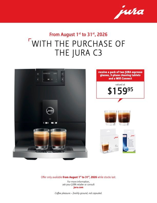 Jura - C3 espresso machine - Café Liégeois Canada Inc.