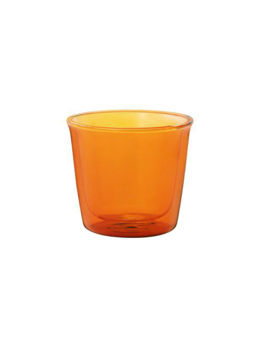 KINTO - CAST AMBER Double Wall Glass (250ml/8.5oz) - Café Liégeois Canada Inc.