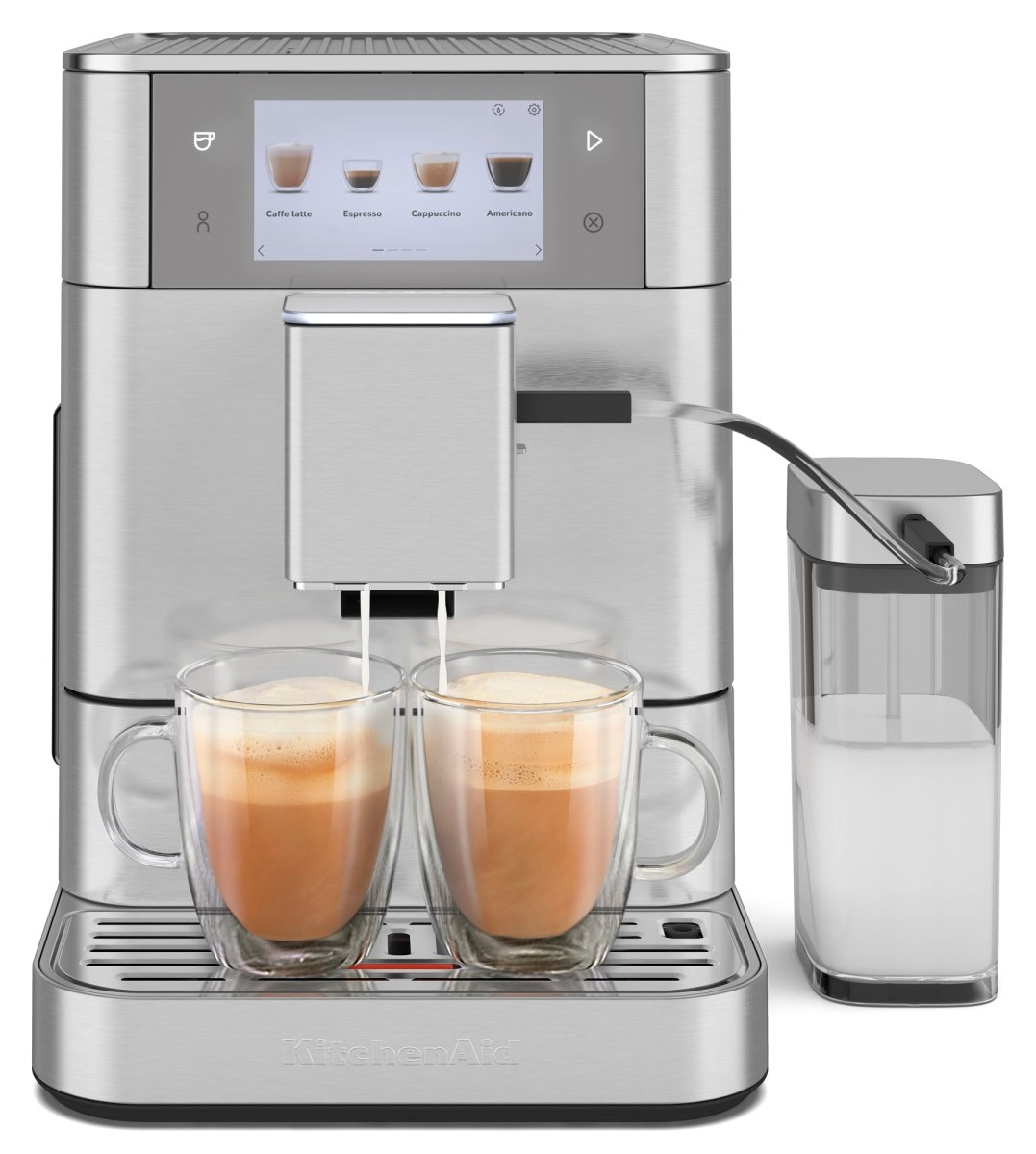 KitchenAid - Fully Automatic Espresso Machine w/ Milk Container - KF8 - Café Liégeois