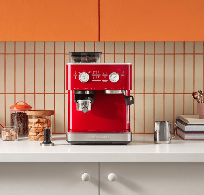 KitchenAid - Semi Automatic Espresso Machine with Burr Grinder - Café Liégeois