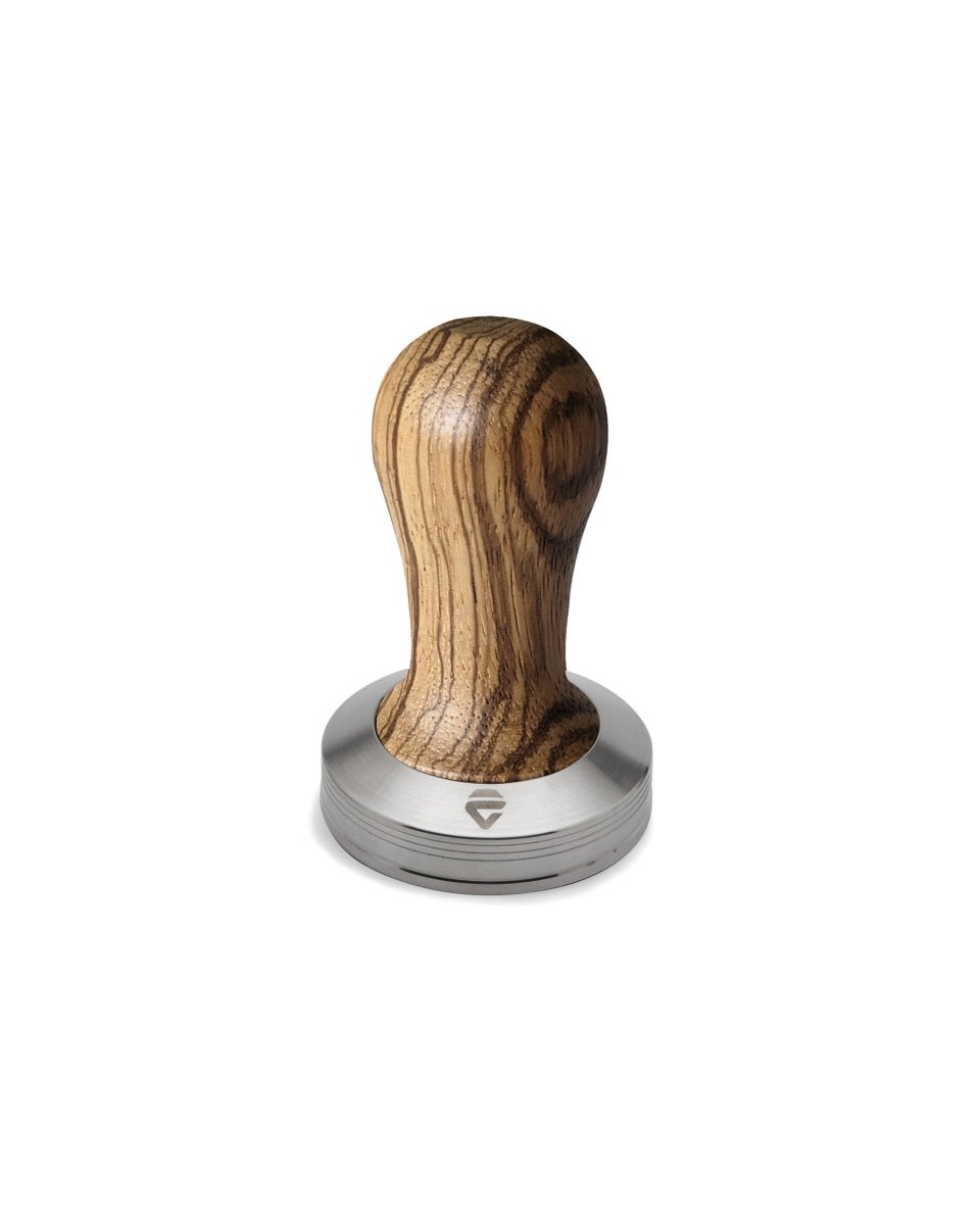 Lelit - Tamper 58mm Stainless Steel and Zebra Wood - Café Liégeois