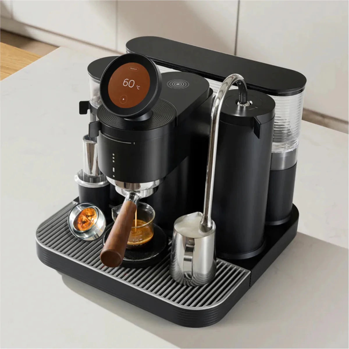 Meraki Gen 1 Dual Boiler Semi-Automatic Espresso Machine – Black - Café Liégeois Canada Inc.